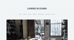 Desktop Screenshot of clayworksoncolumbia.org